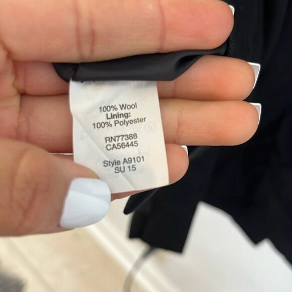 J. Crew Suiting Dress Womens Size 8 Petite Black - Picture 7 of 7